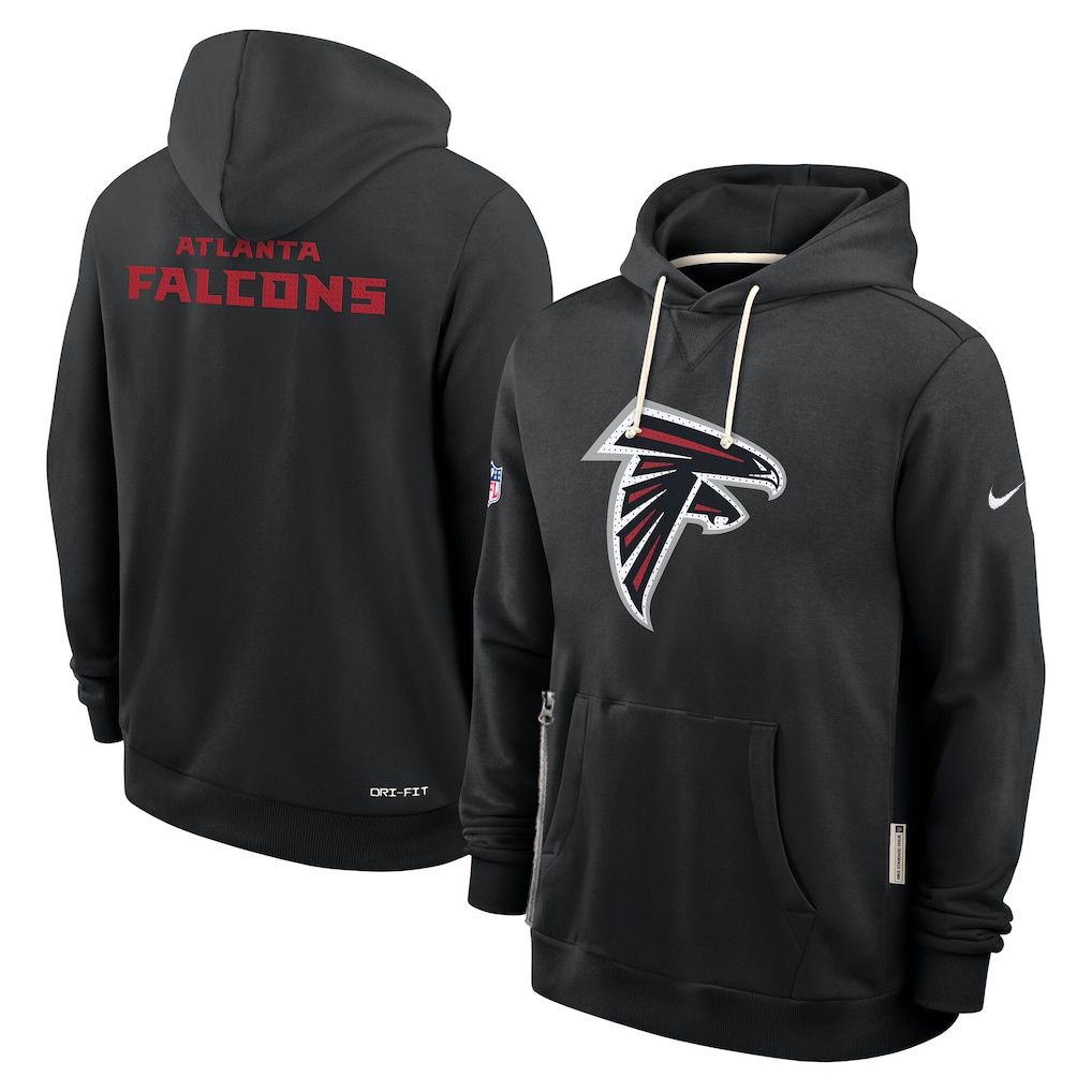 Men 2026 NFL Atlanta Falcons hoodie black 02